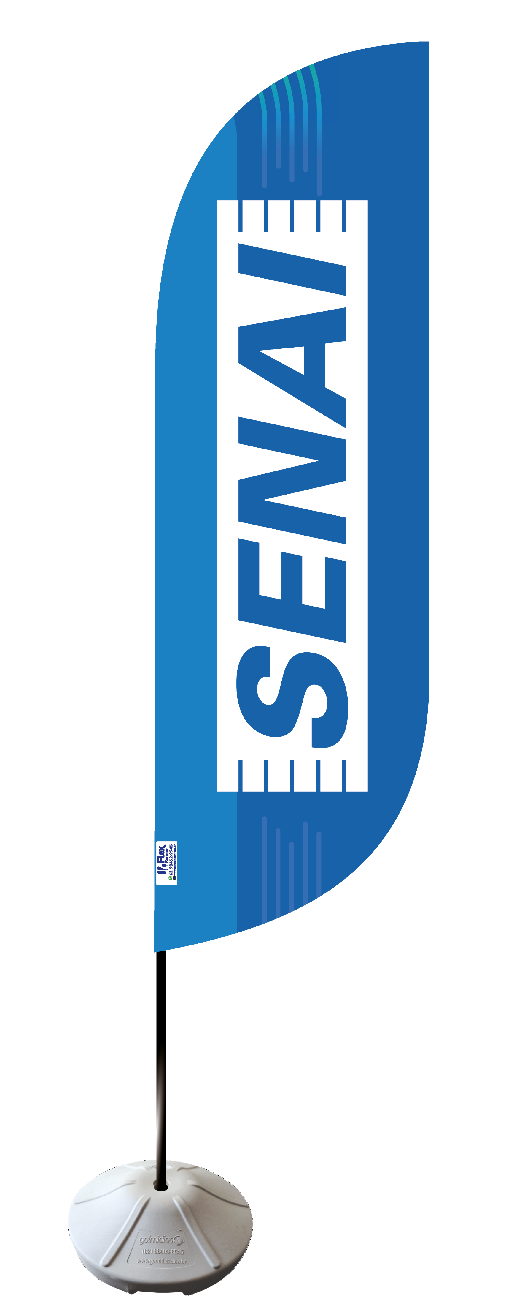 Windbanner modelo pena